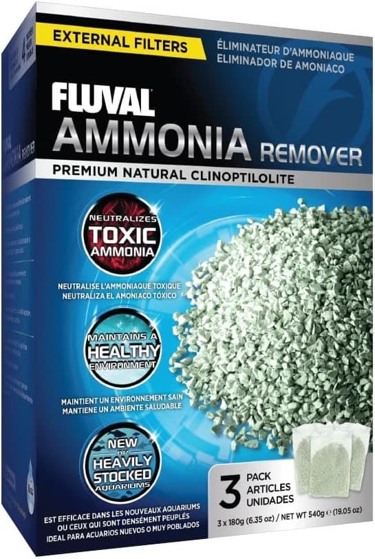 Fluval Ammonia Remover 180 g (3 Pack)